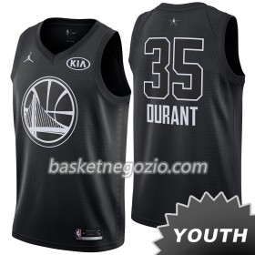 Canotte Bambino Golden State Warriors Kevin Durant 35 2018 All Star Jordan Brand Nero Swingman